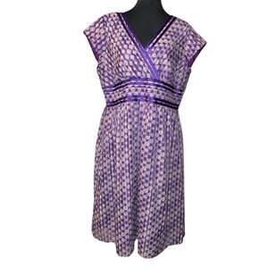 Coldwater creek midi length fun polka dot dress